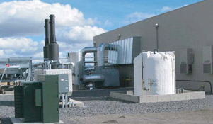 The High Sierra project is California's first utility owned cogeneration facility and provided a solution for the areas previous electrical problems.